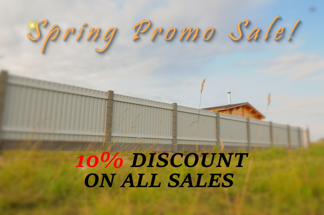 Fencing Service and Installation Spring Sale
