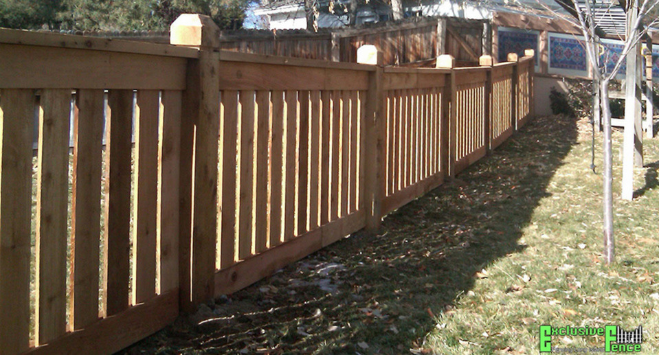 Custom Wood Fences Exclusive Fence